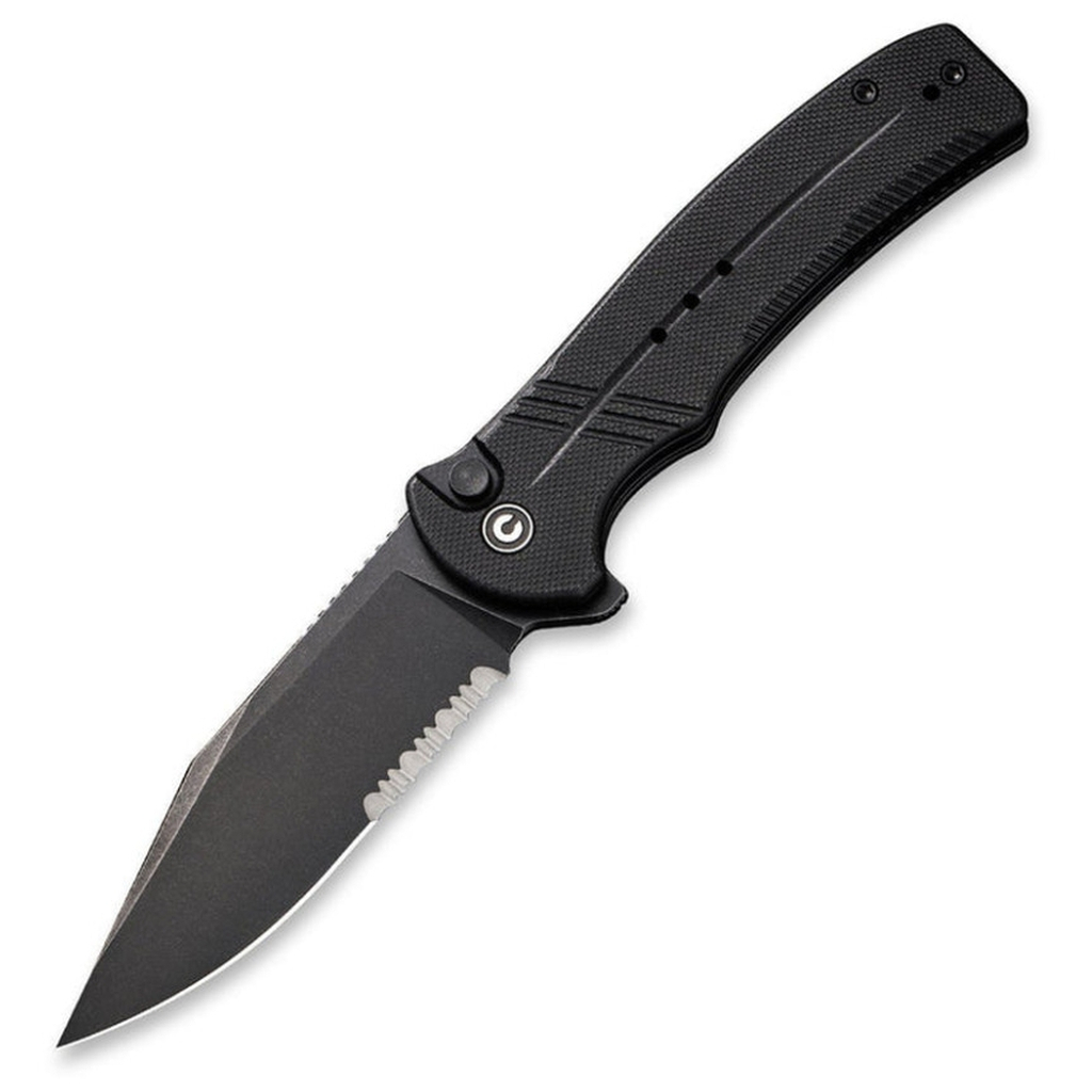 Ніж Civivi Cogent Serrated, Black G10, Darkwash (C20038E-1) - зображення 2