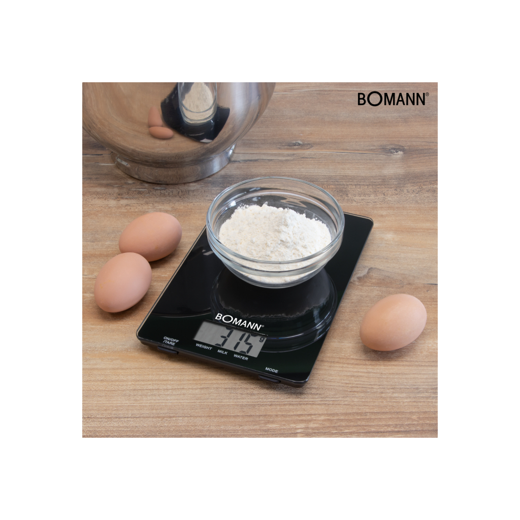 Ваги кухонні Bomann KW 1515 CB black - зображення 5