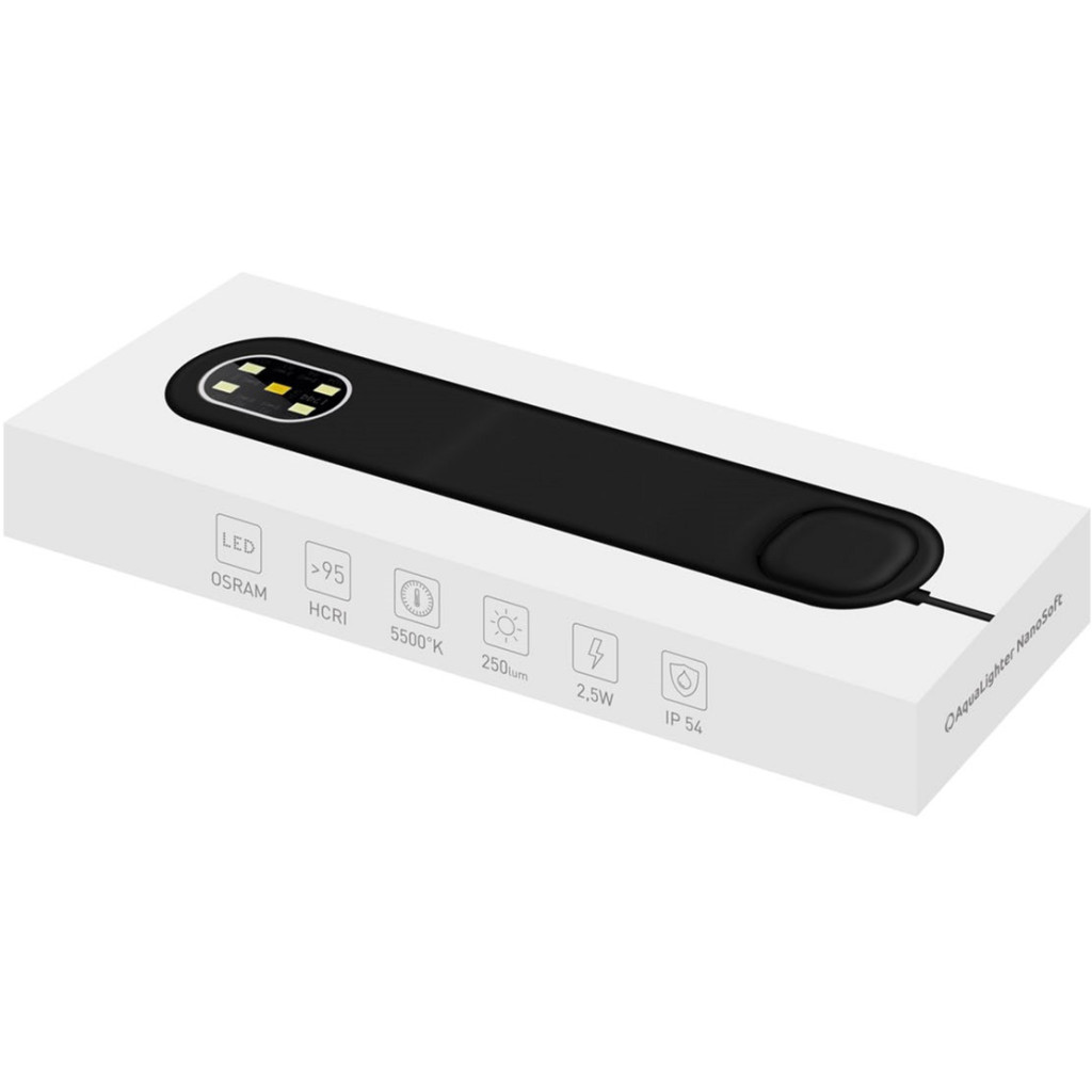 Світильник для акваріума Aqualighter Nano Soft 5500 к 250 люм чорний (87661) - изображение 4