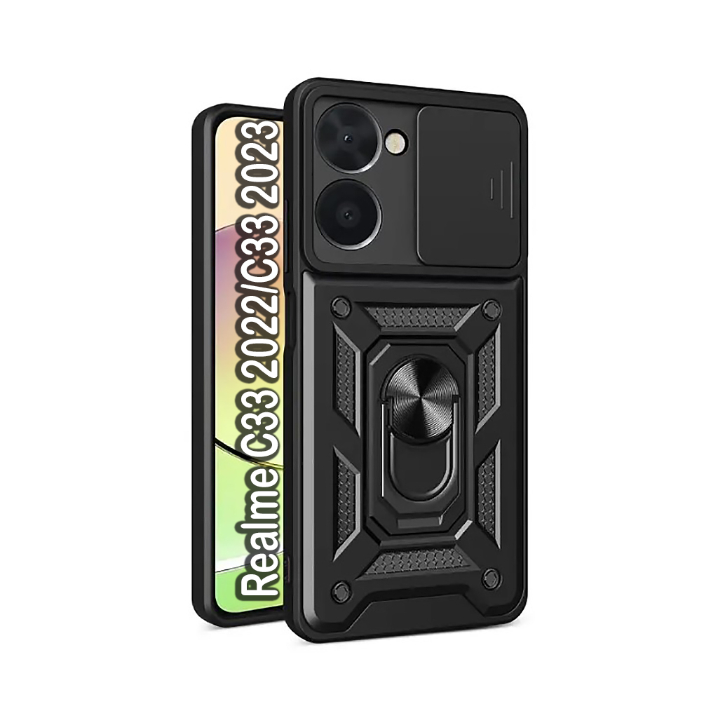 Чохол до мобільного телефона BeCover Military Realme C33 2022/C33 2023 Black (709170) - зображення 1