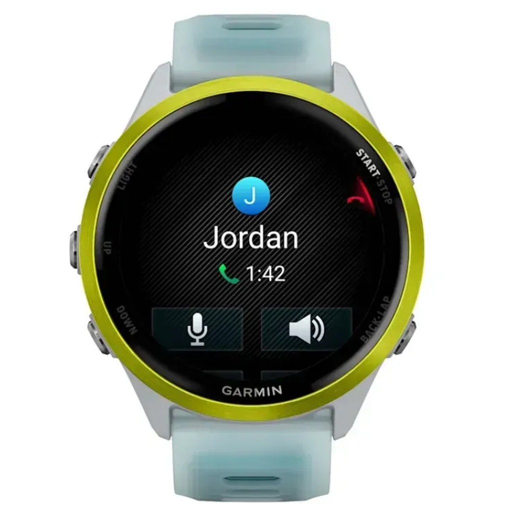 Смарт-годинник Garmin Forerunner 570 - 47MM, Whitestone/Amp Yellow, GPS (010-02971-01) - зображення 7