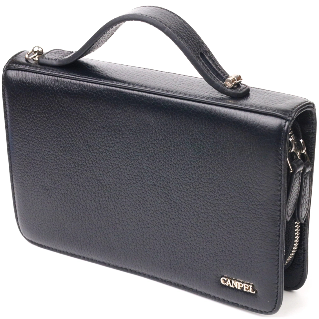 Сумка Canpellini З натуральної шкіри Чорна (21567) - зображення 1