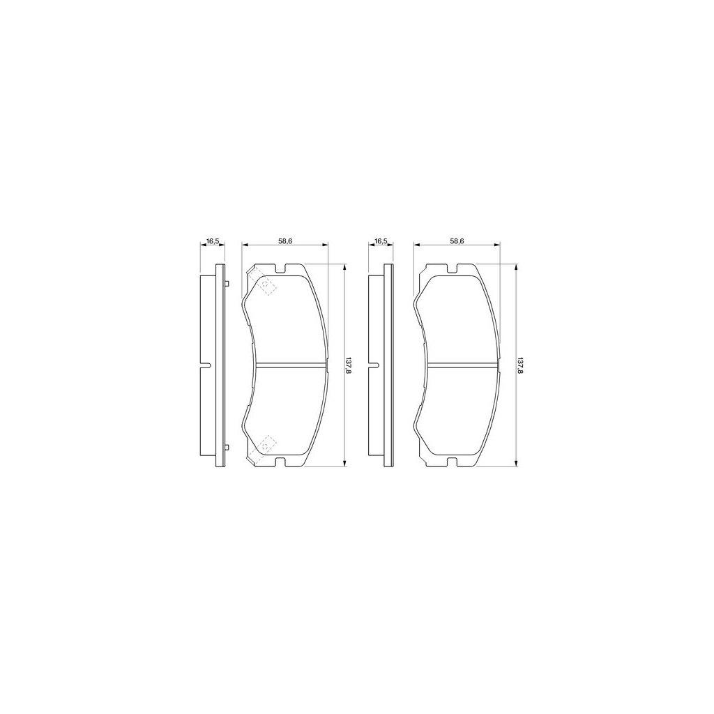 Гальмівні колодки Bosch 0 986 424 366 - зображення 3