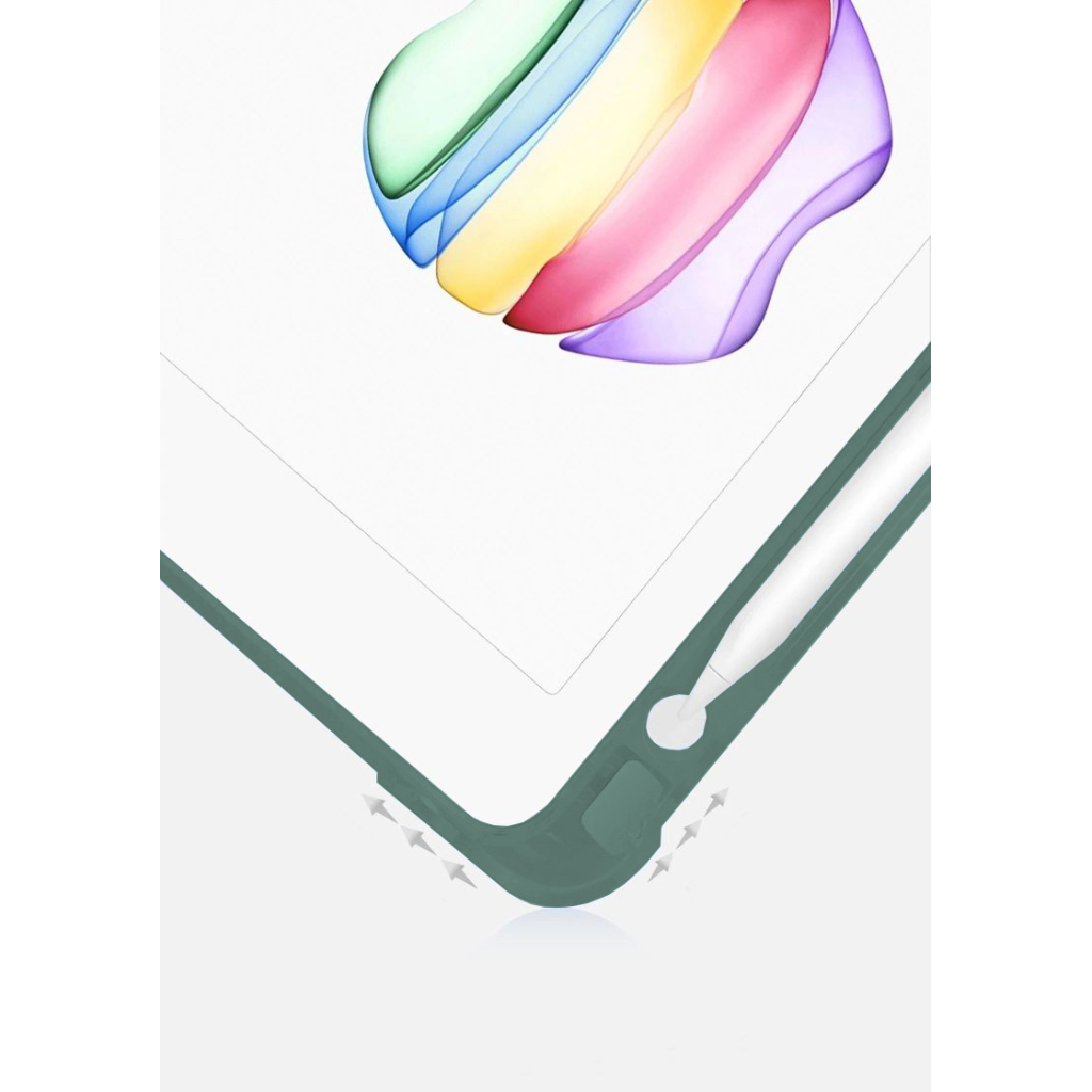 Чохол до планшета BeCover Soft Edge Pencil mount Apple iPad 10.2 2019/2020/2021 Dark G (706811) - зображення 4