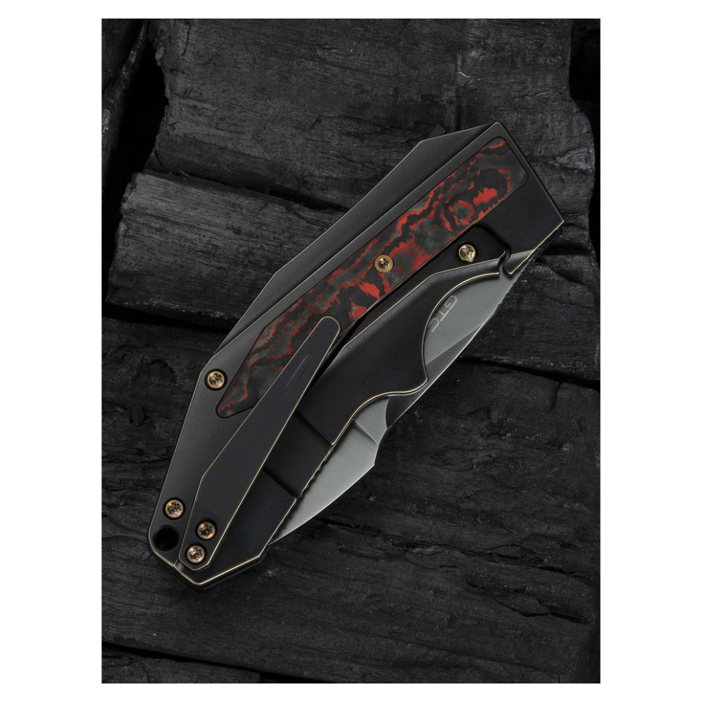Ніж Weknife Coral, Darkwash, титан/Carbon Fiber (WE24044-3) - зображення 10