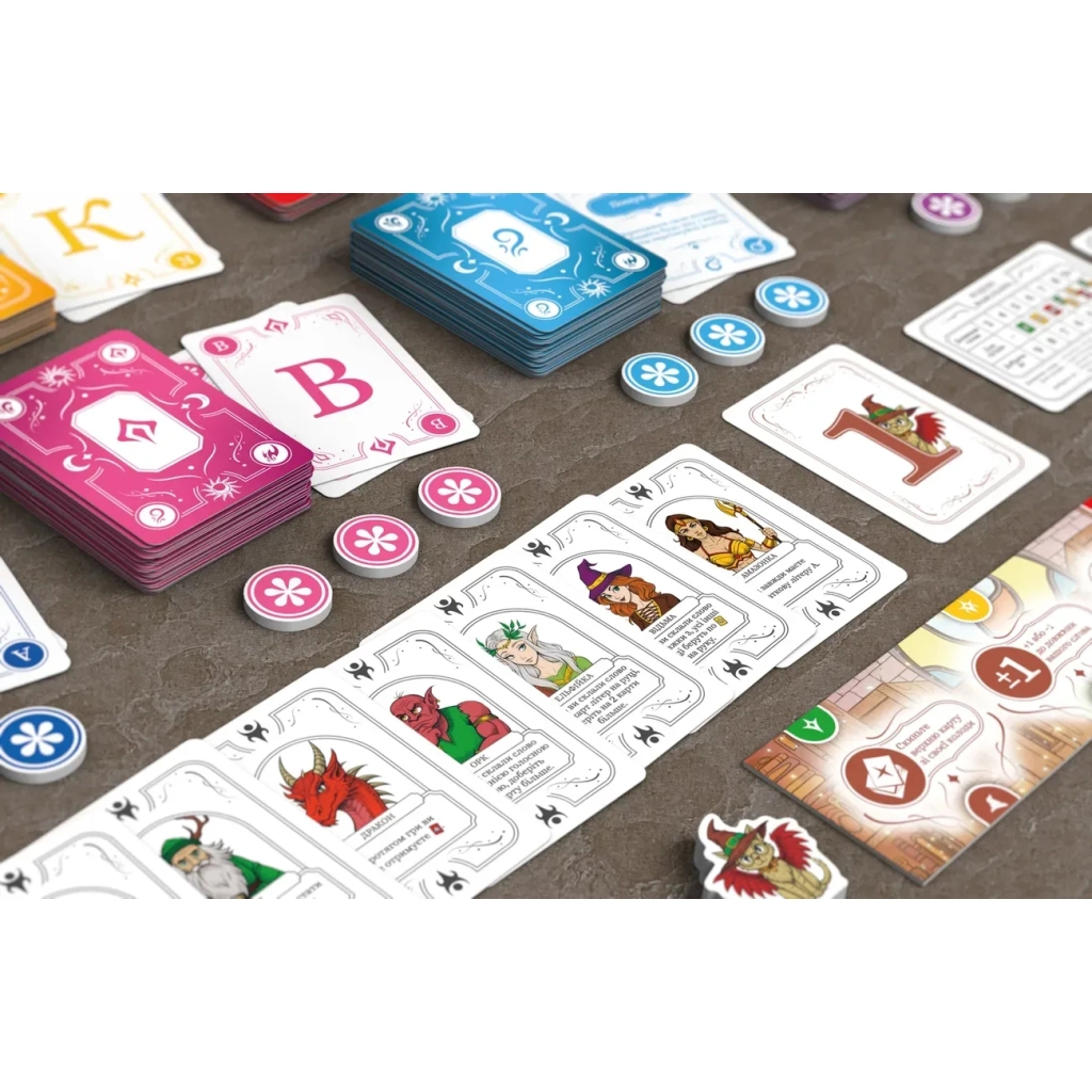 Настільна гра Geekach Games Магія слів (Words of Magic) (укр.) (GKST003UA) - изображение 7