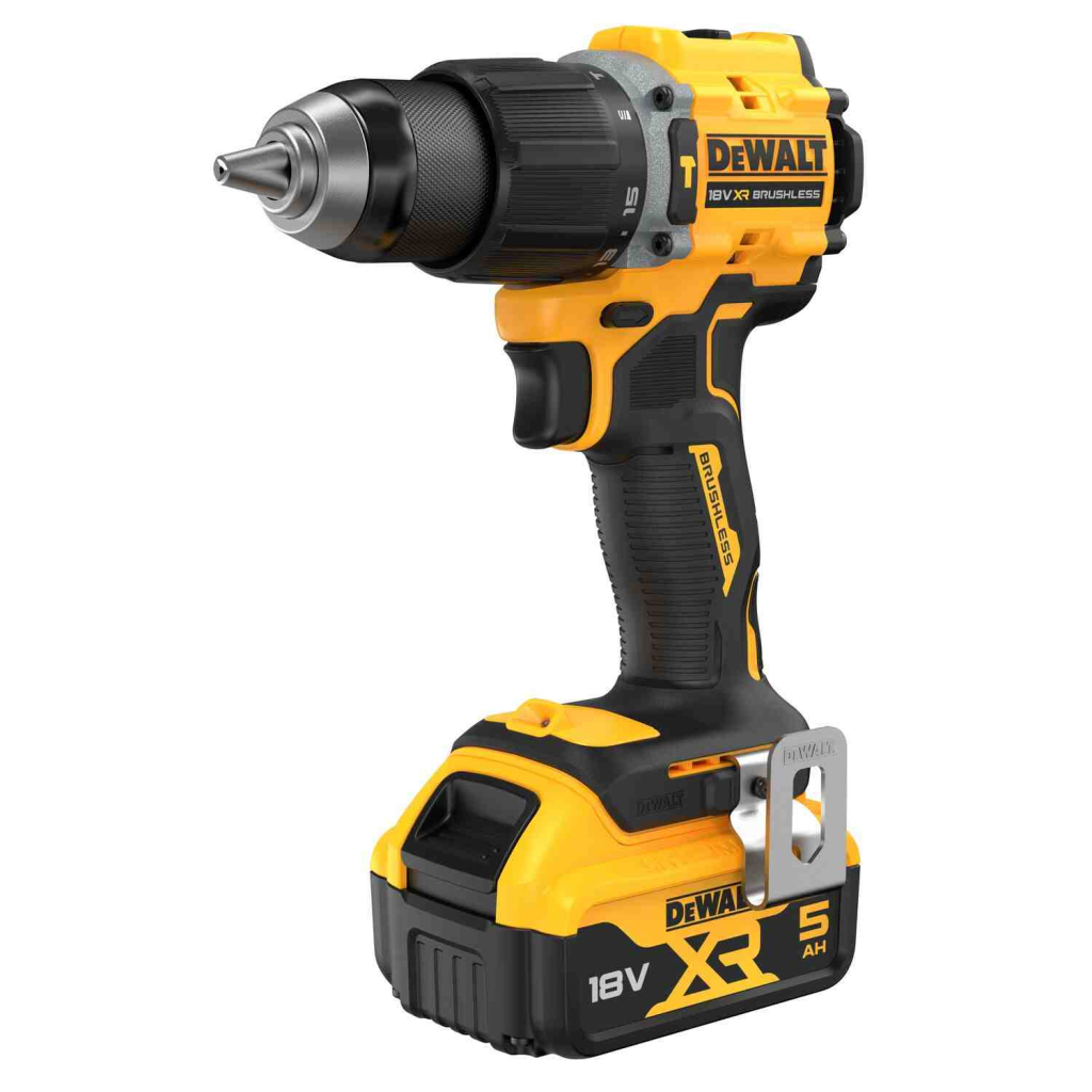 Шуруповерт DeWALT XR Li-Ion 18V 2x5Ah, 74 Нм, 0-450/0-1650 об/хв, 1.17 кг, TSTAK (DCD799P2T) - зображення 1