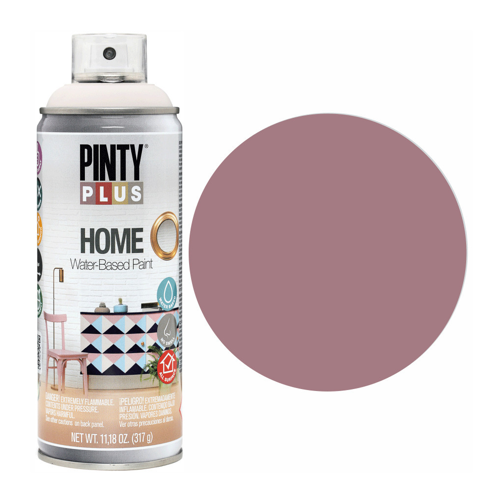 Фарба-аерозоль Pintyplus на водній основі HOME, Червоне вино, 400 мл (8429576246803) - зображення 1