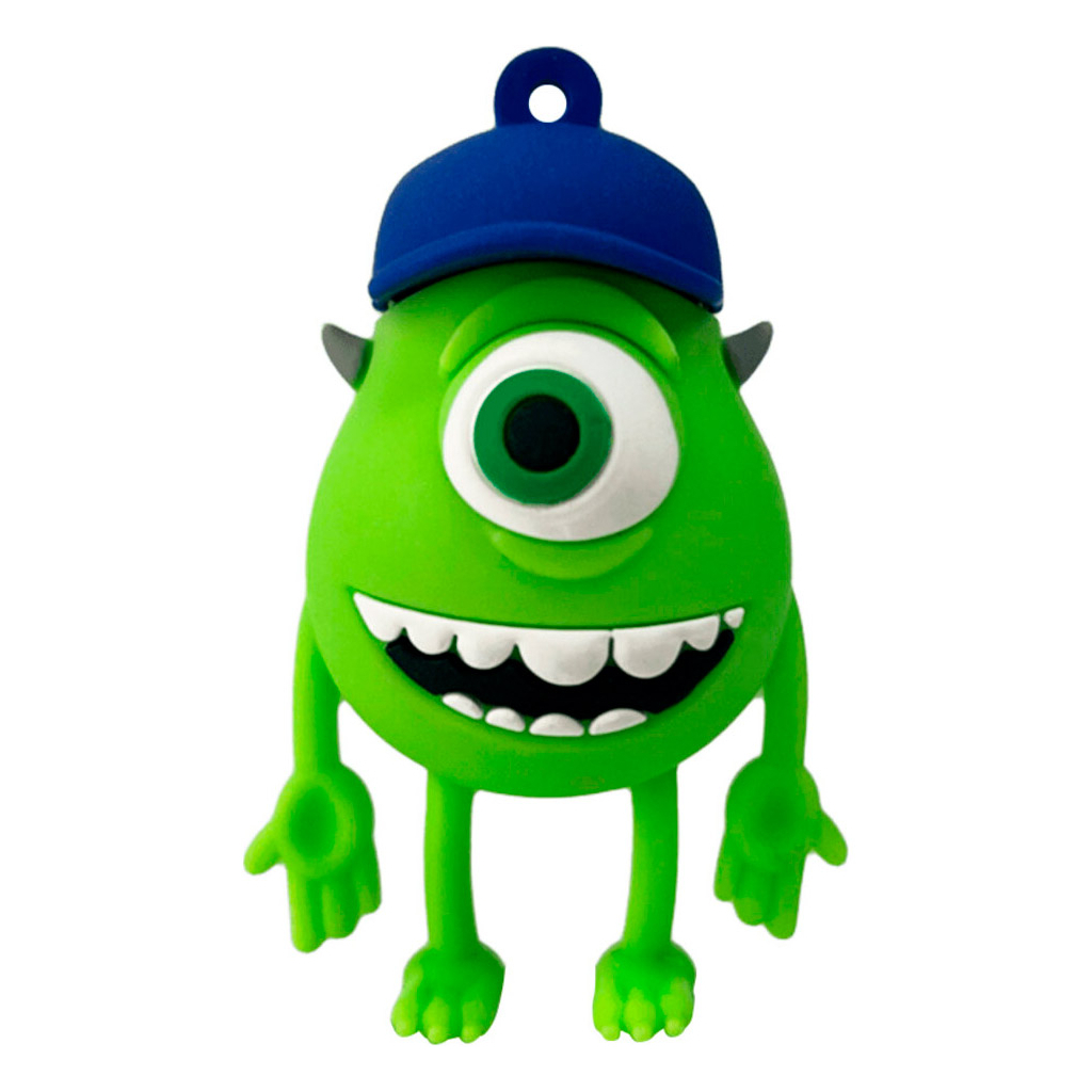 USB флеш накопичувач Wibrand 16GB Mike Wazowski Green USB 2.0 (WI2.0/MW16G) - зображення 1