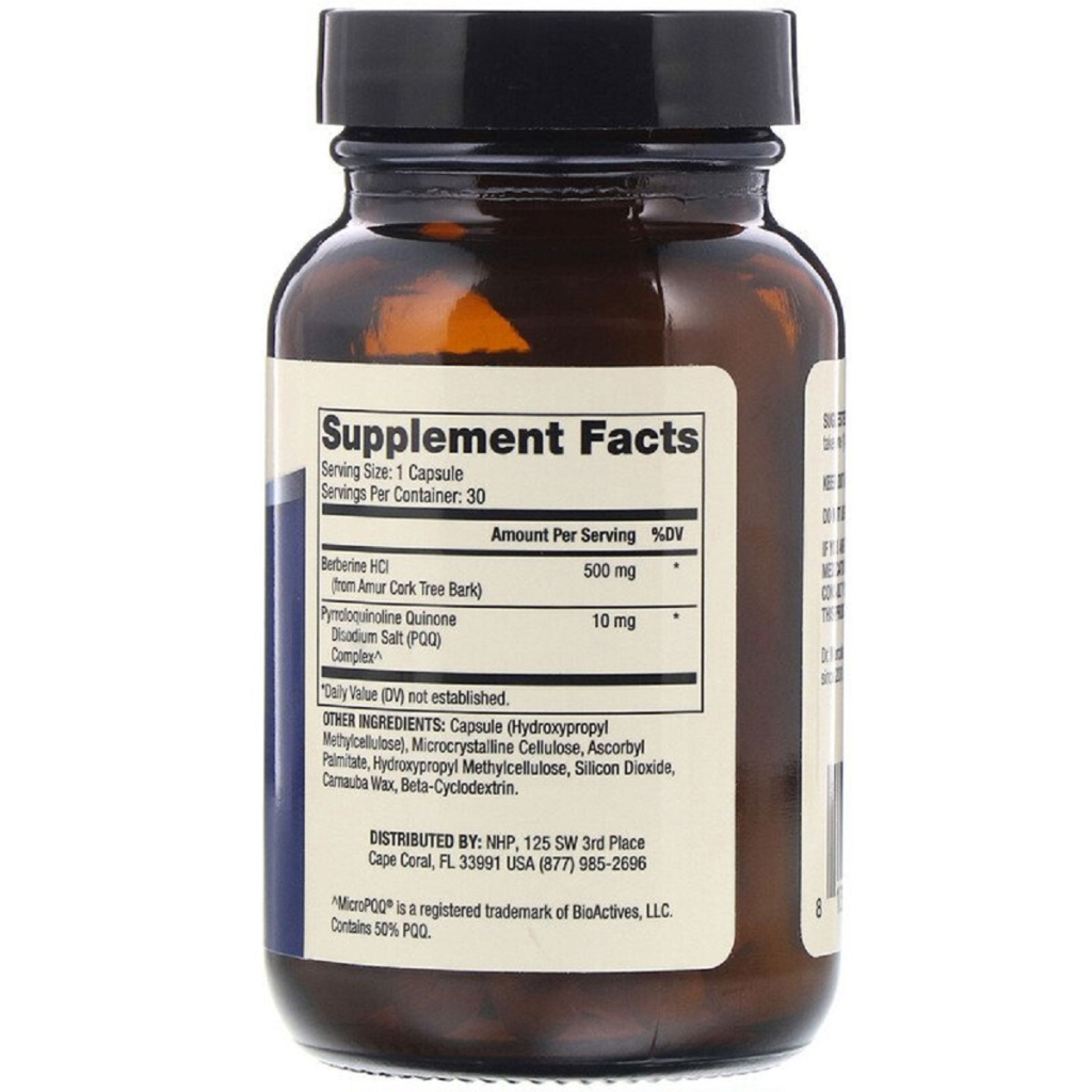 Амінокислота Dr. Mercola Берберин і MicroPQQ, Berberine and MicroPQQ Advanced, 30 кап (MCL-01846) - зображення 2