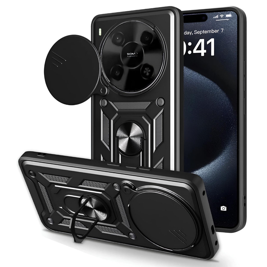 Чохол до мобільного телефона BeCover Military Nubia V70 Max Black (713535) - зображення 6