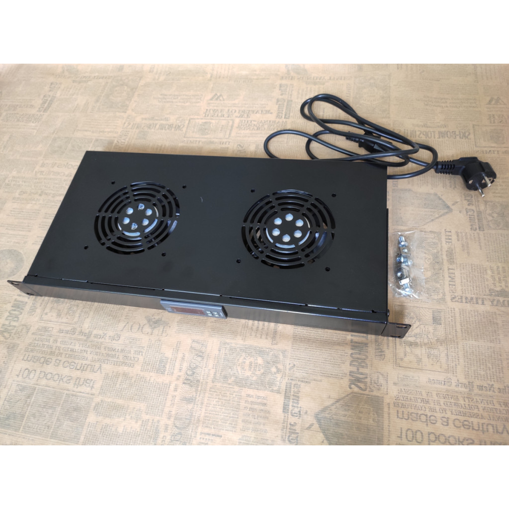 Вентиляторний модуль 2 вент. з термостатом Kingda (KD-301-8) - зображення 4