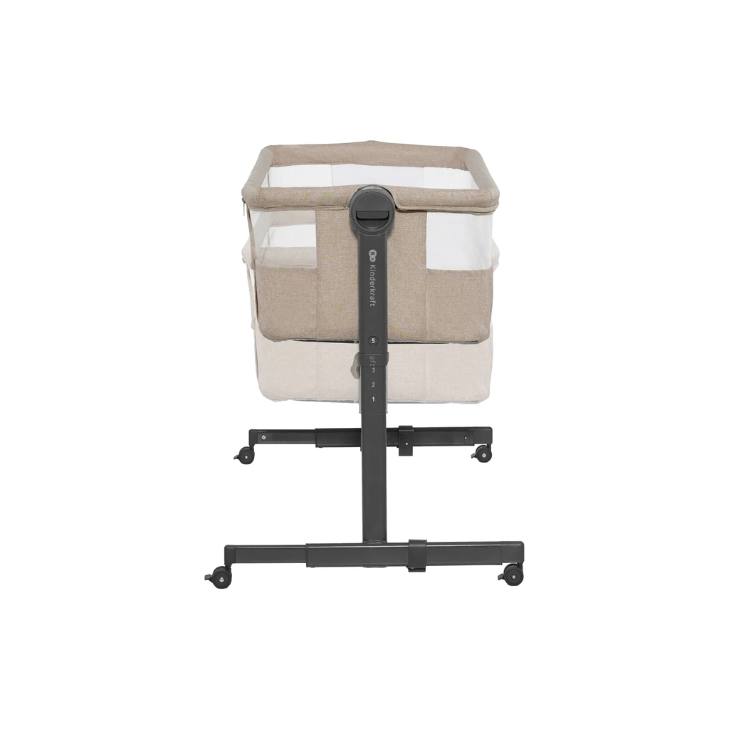 Ліжечко Kinderkraft Приставне ліжечко-люлька Neste Up 2 Beige (5902533924530) - изображение 3