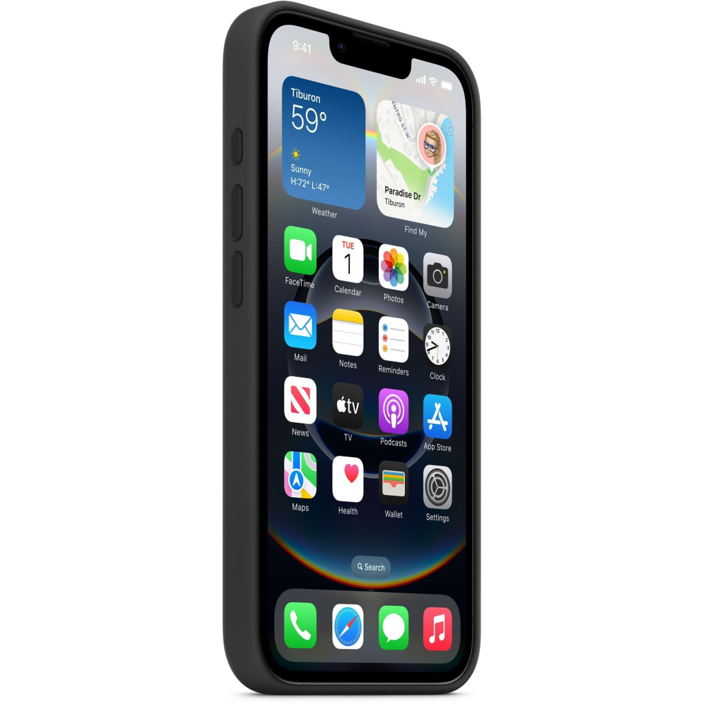 Чохол до мобільного телефона Apple iPhone 16e Silicone Case Black (MD3N4ZM/A) - зображення 3
