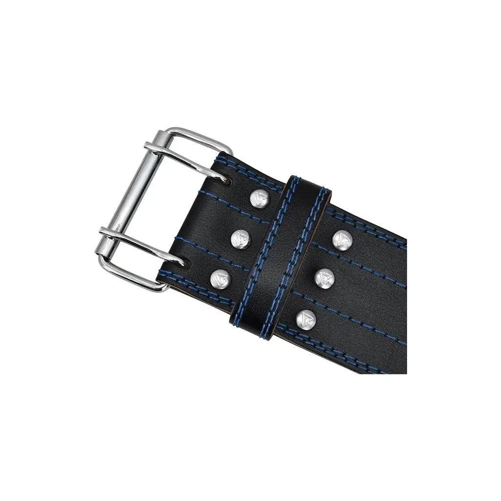 Атлетичний пояс RDX для пауерліфтингу RD1 шкіряний Blue L (WPB-RD1U-L) - зображення 3