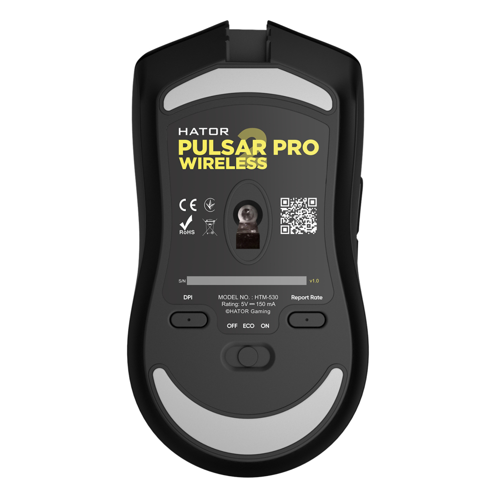 Мишка Hator Pulsar 2 Pro Wireless Black (HTM-530) - зображення 5