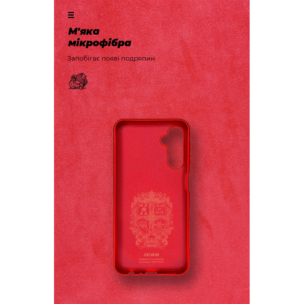 Чохол до мобільного телефона Armorstandart ICON Case Samsung A24 4G (A245) Red (ARM68003) - зображення 4