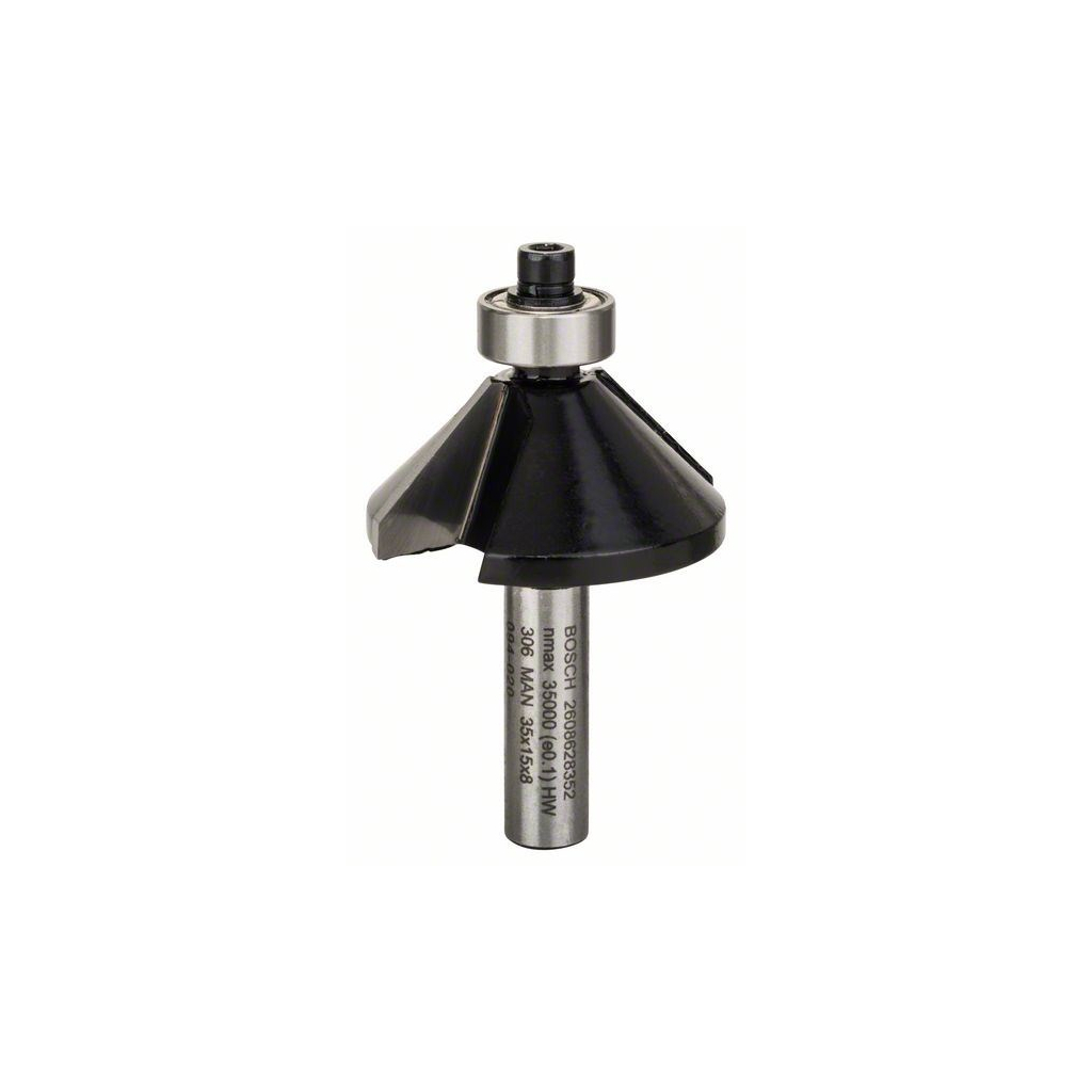 Фреза Bosch Professional фасонна, Std, S8, D11, L15 45° (2.608.628.352) - зображення 2