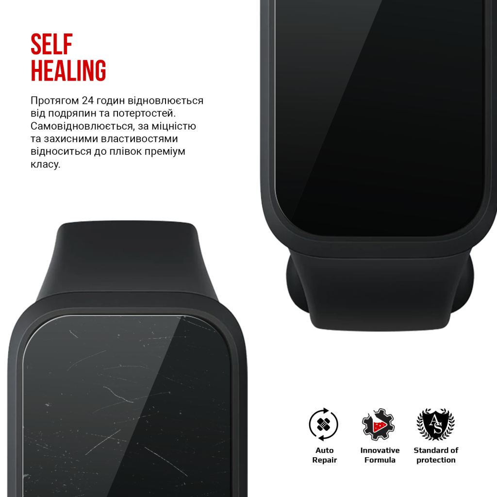 Плівка захисна Armorstandart Xiaomi Smart Band 9 Active 6pcs (ARM83826) - изображение 3