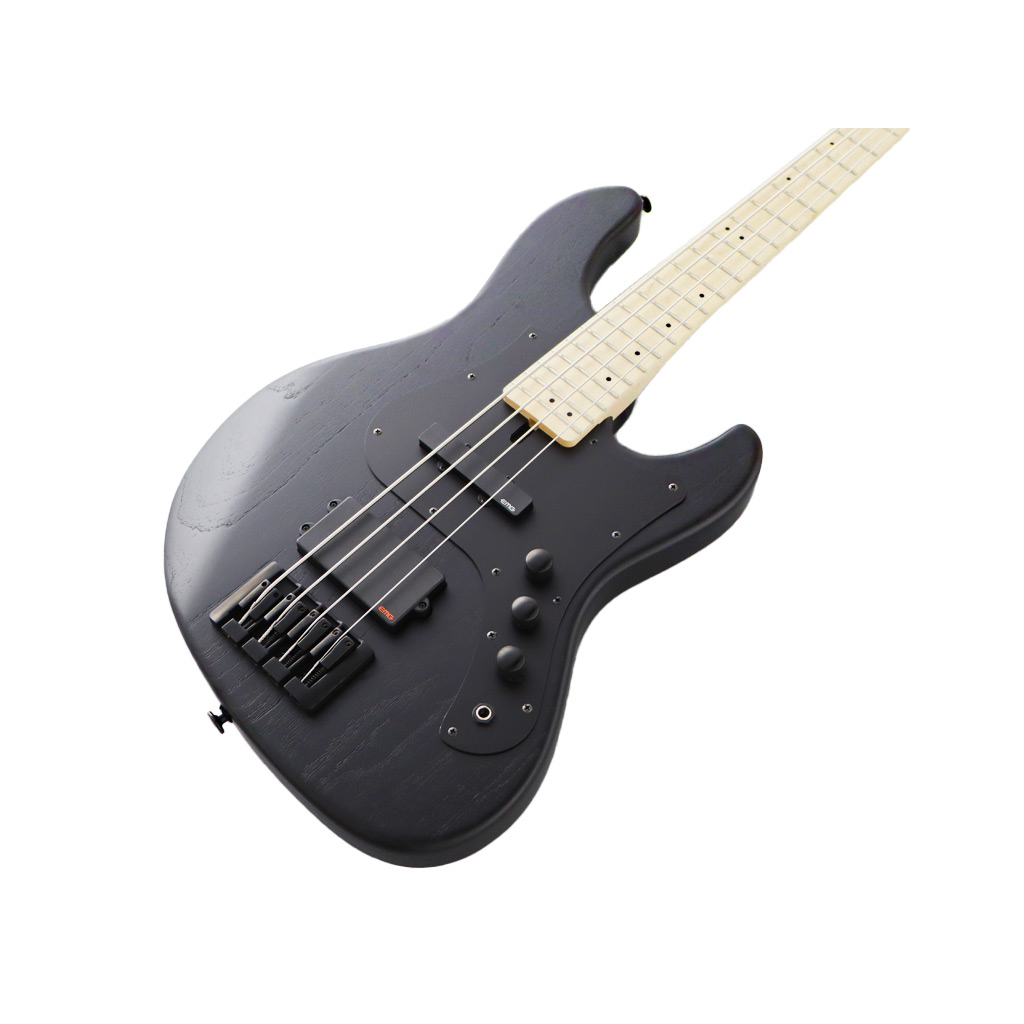 Бас-гітара FGN Mighty Jazz Dark Evolution Series Open Pore Black (JMJ3-ASH-DE-M/OPB) - зображення 3