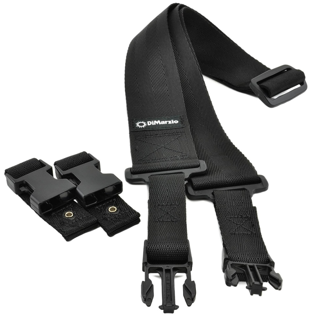 Ремінь для гітари DiMarzio 2 Inch Nylon ClipLock Black (DD2200BK) - зображення 2