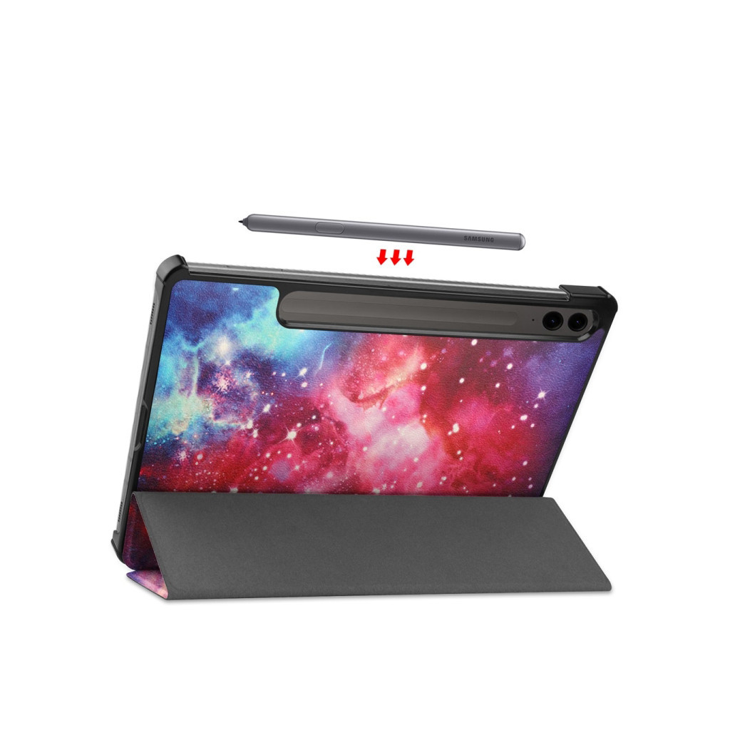 Чохол до планшета BeCover Smart Case Samsung Tab S9 Plus (SM-X810/SM-X816)/S9 FE Plus (SM-X610/SM-X616) 12.4" Space (710382) - зображення 5