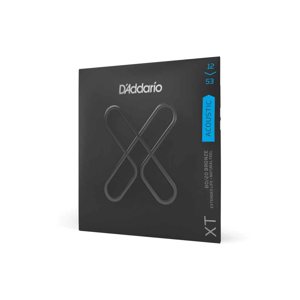 Струни для гітари D'Addario XT 80/20 Bronze Light (12-53) (XTABR1253) - зображення 2
