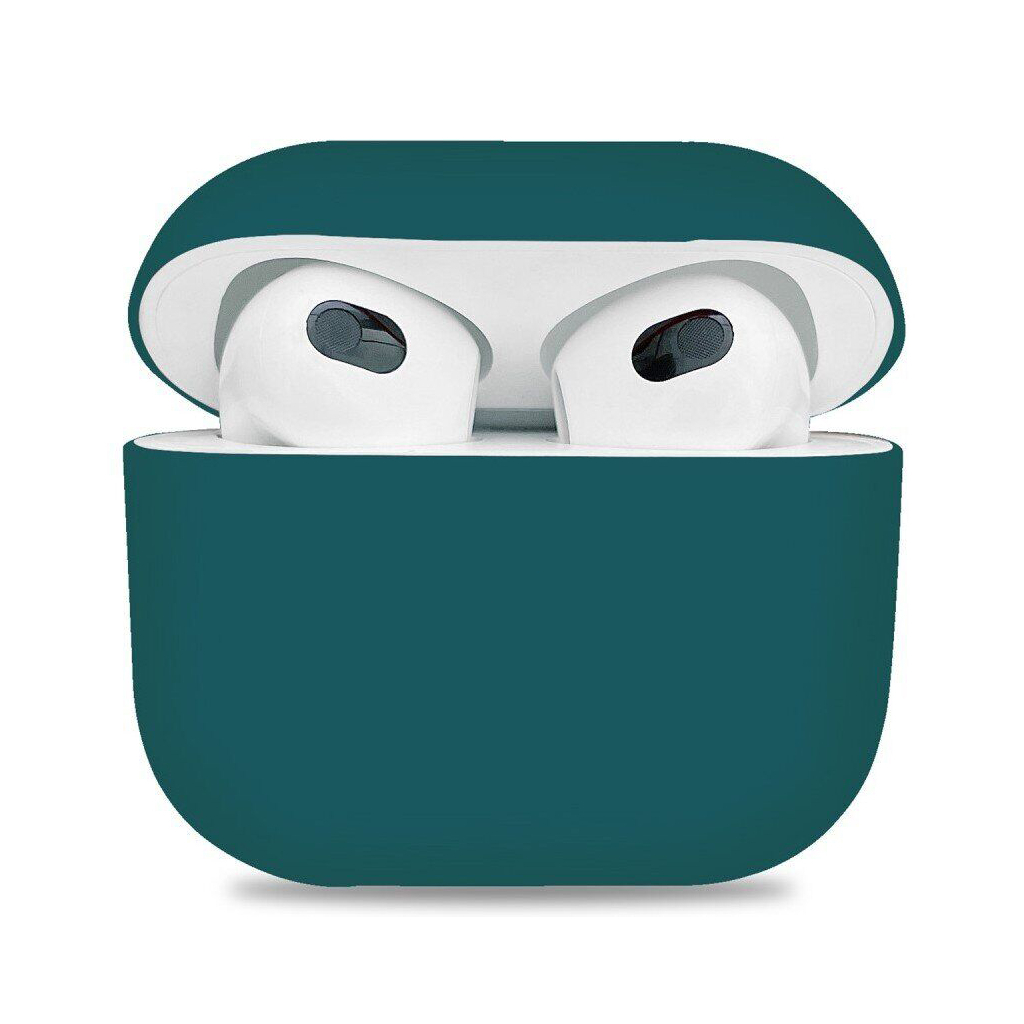 Чохол для навушників Armorstandart Ultrathin Silicone Case для Apple AirPods 3 Pacific Green (ARM60303) - зображення 1