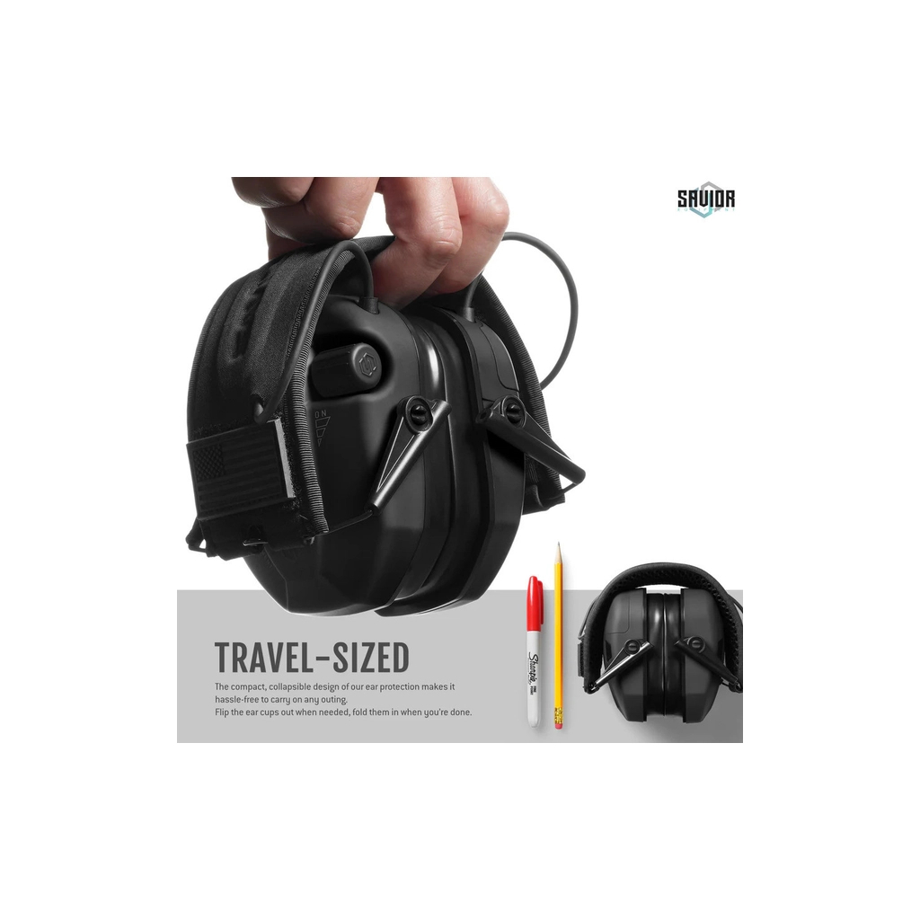 Навушники для стрільби Savior Apollo Black (EM-APPOLO-BLACK) - зображення 5