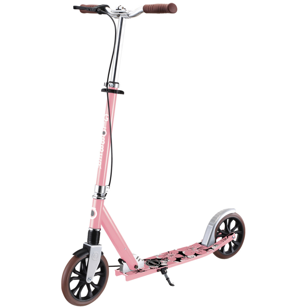 Самокат Globber NL205 Deluxe з ручним гальмом Пастельно-рожевий (685-210) - зображення 1