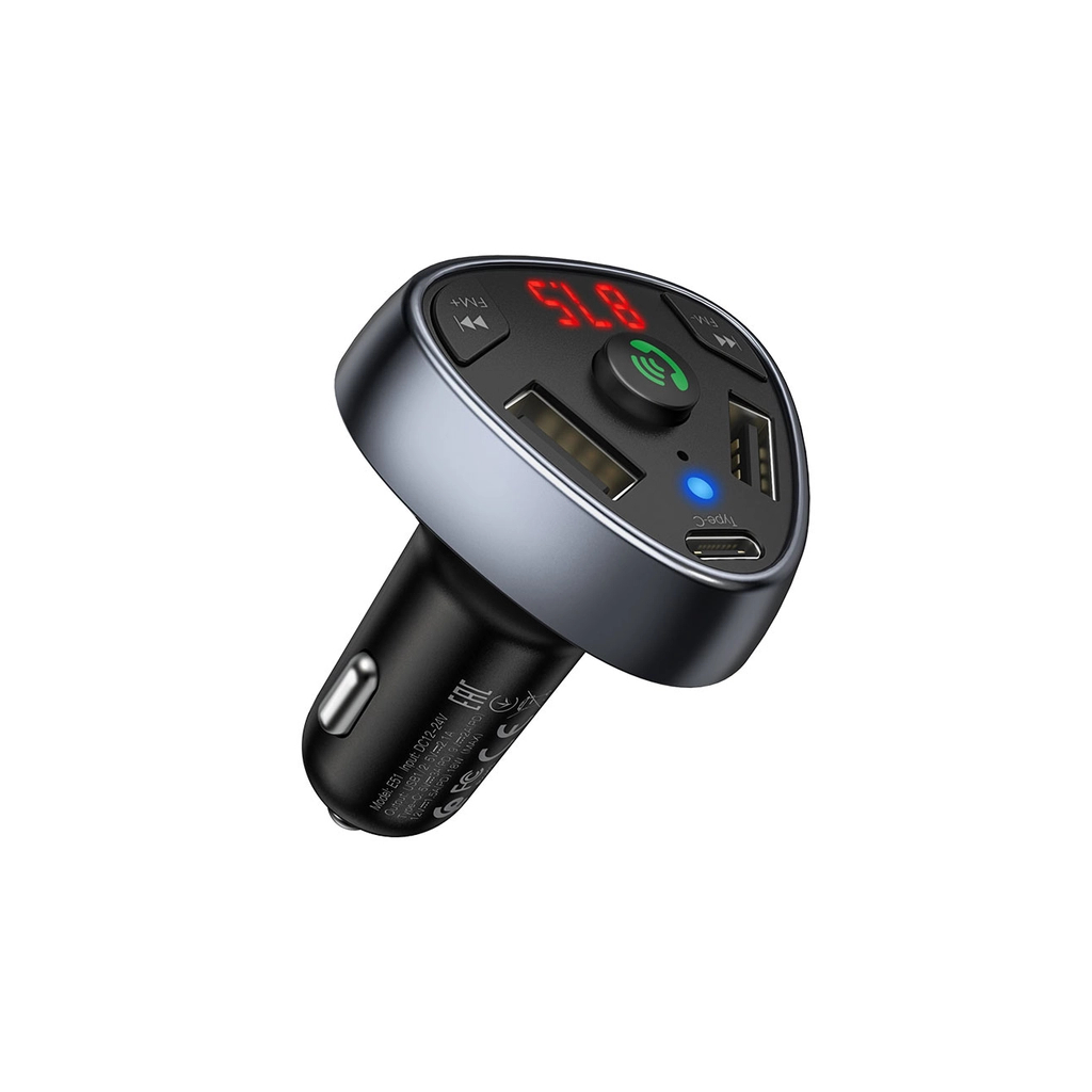 FM модулятор HOCO E51, Black, Box (HOCO E51) - изображение 2