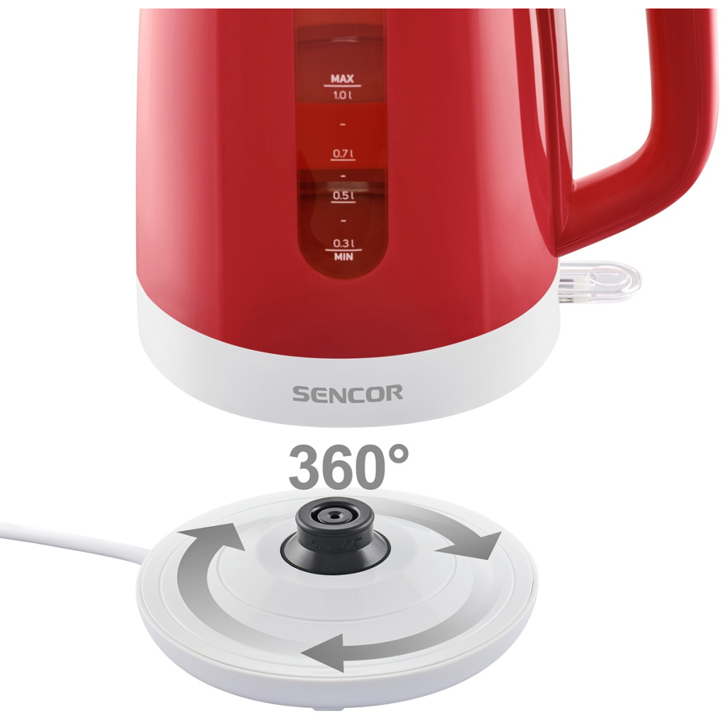 Електрочайник Sencor SWK 1024RD (SWK1024RD) - зображення 10