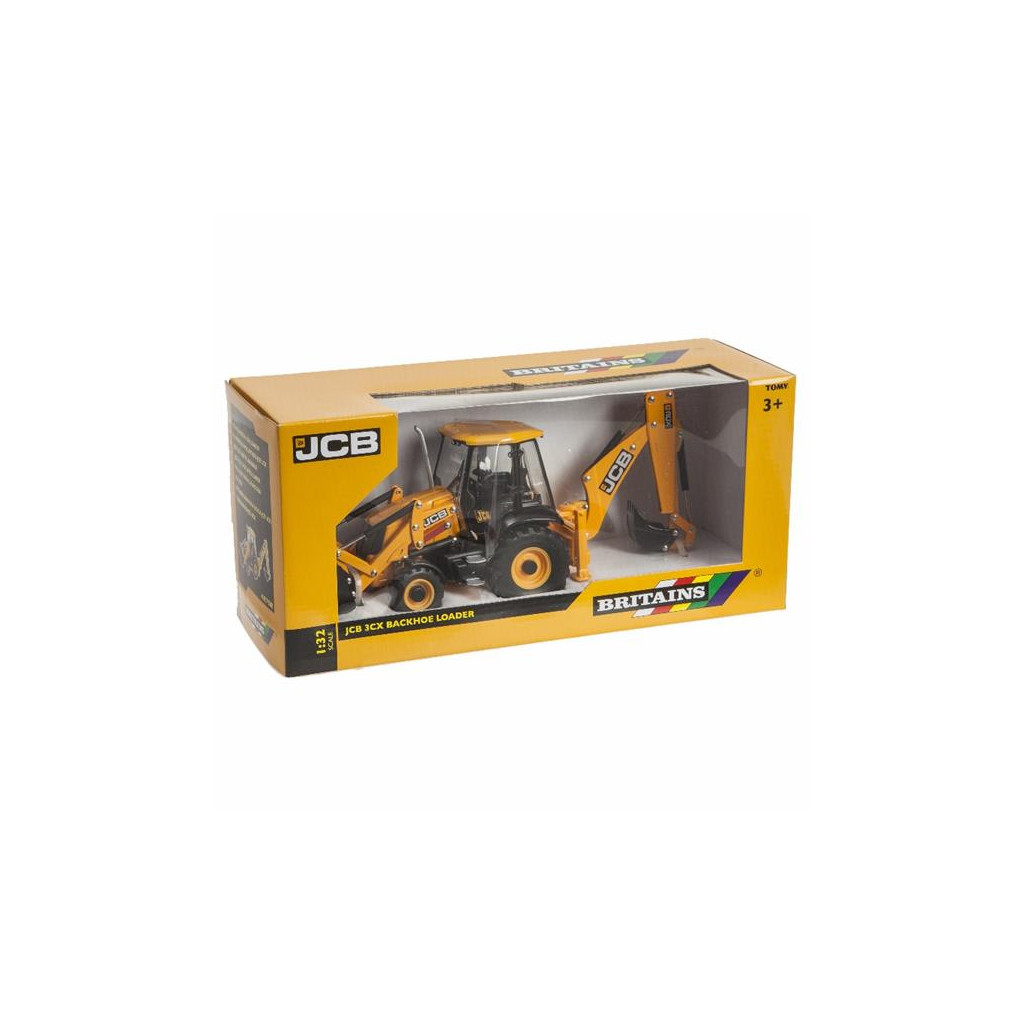 Спецтехніка Britains Екскаватор-навантажувач JCB 3CX Sitemaster Plus 1:32 (43343) - зображення 1