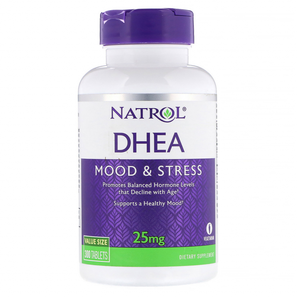 Вітамінно-мінеральний комплекс Natrol Дегідроепіандростерон 25 мг, DHEA, 300 таблеток (NTL16107) - зображення 1