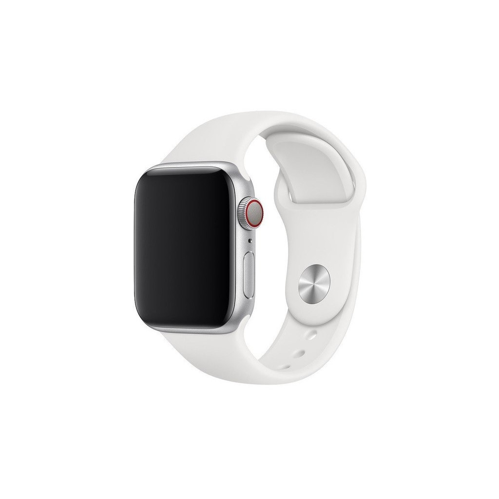 Ремінець до смарт-годинника Apple 40mm Sport Band White - S/M & M/L (MTP52ZM/A) - зображення 3