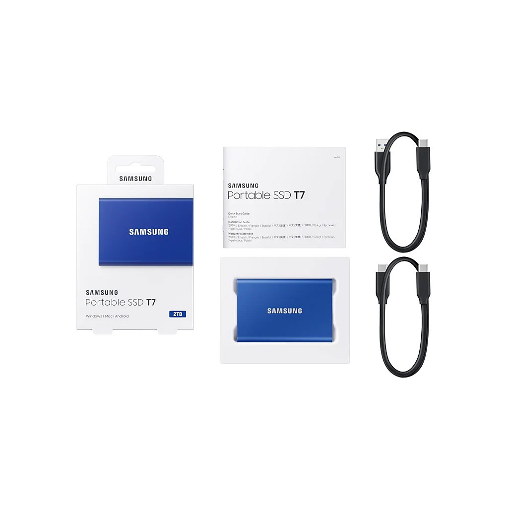Накопичувач SSD USB 3.2 2TB T7 Samsung (MU-PC2T0H/WW) - изображение 11
