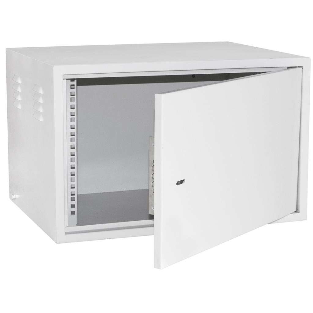 Шафа настінна Ipcom 19" 7U Forpost глибина 450 антивандальна К-4547 RAL7035 (БКМ-600-7U) - зображення 2
