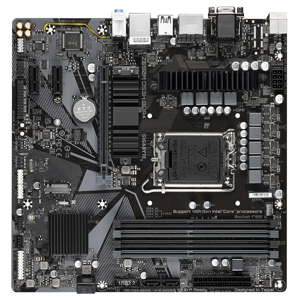 Материнська плата GIGABYTE Z690M DS3H DDR4 - зображення 1