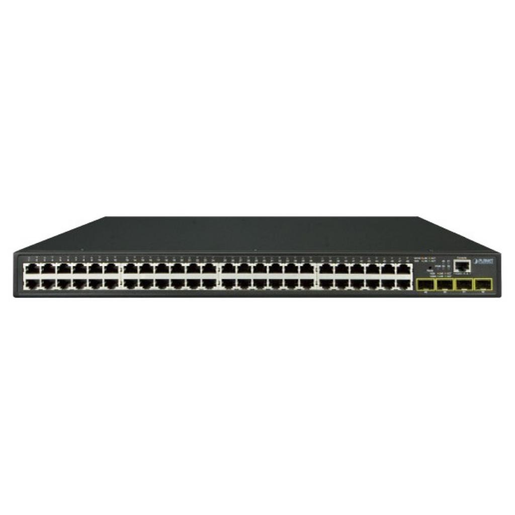 Комутатор мережевий Planet GS-4210-48T4S - зображення 1
