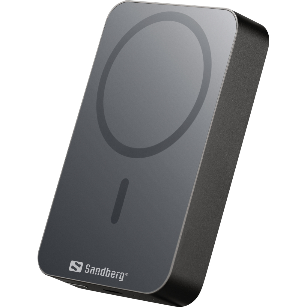 Батарея універсальна Sandberg 10000mAh 20W Magnetic Wireless Qi 15W (420-97) - зображення 2