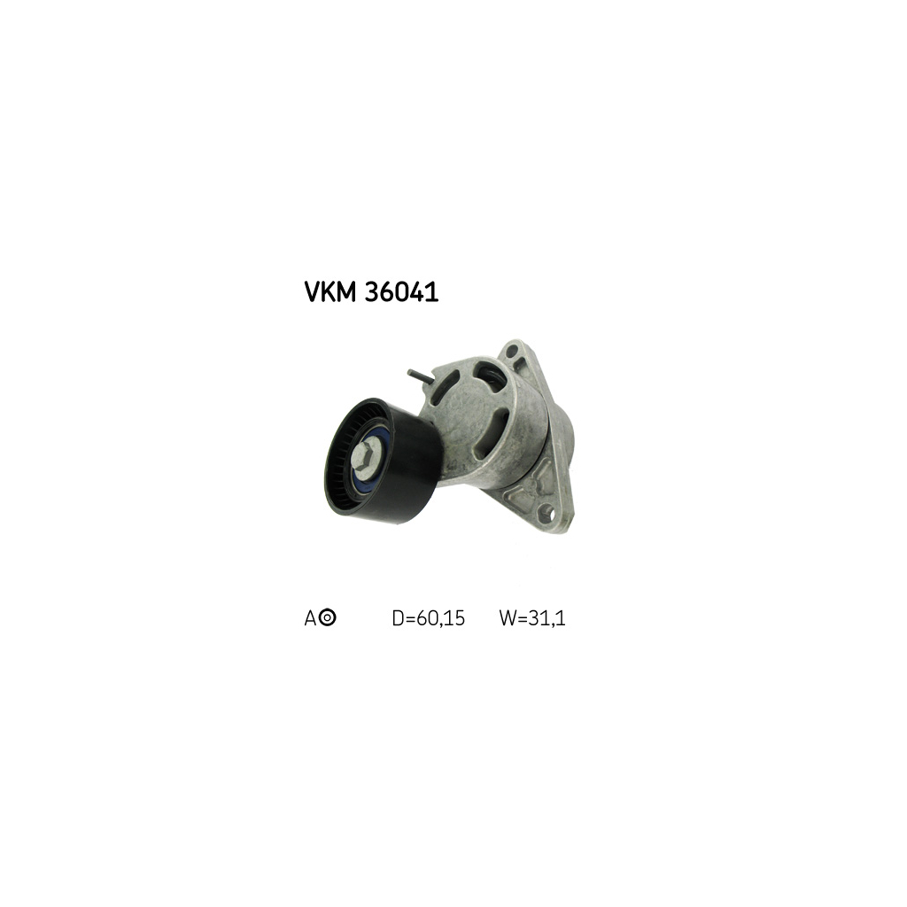 Натягувач ременя з роликом SKF VKM 36041 - зображення 1