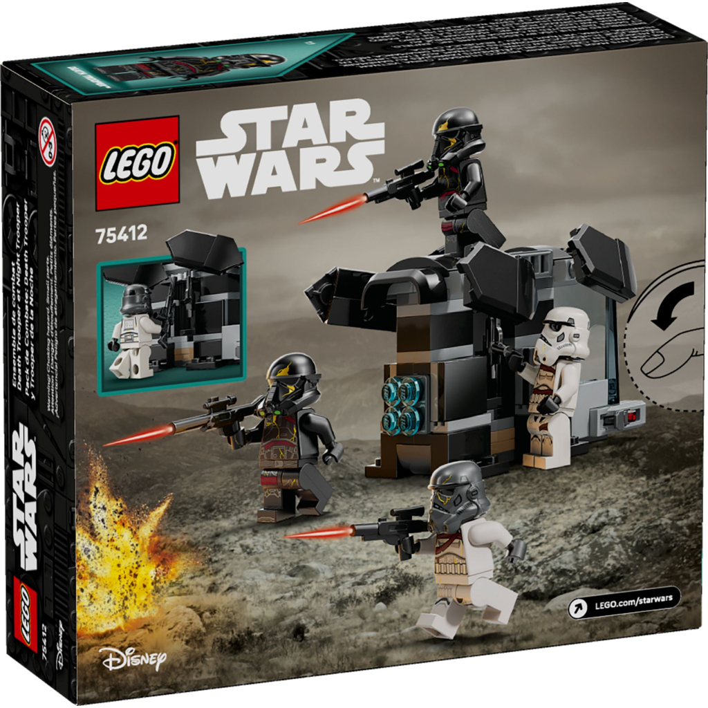 Конструктор LEGO Star Wars Бойовий набір «Боєць смерті та Нічний піхотинець» (75412-) - зображення 7