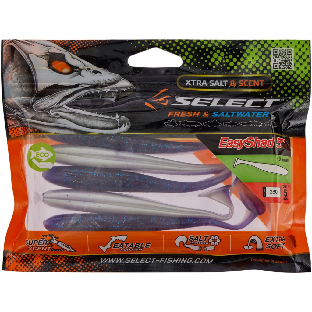 Силікон рибальський Select Easy Shad 5" 280 (5 шт/уп) (1870.71.89) - зображення 2