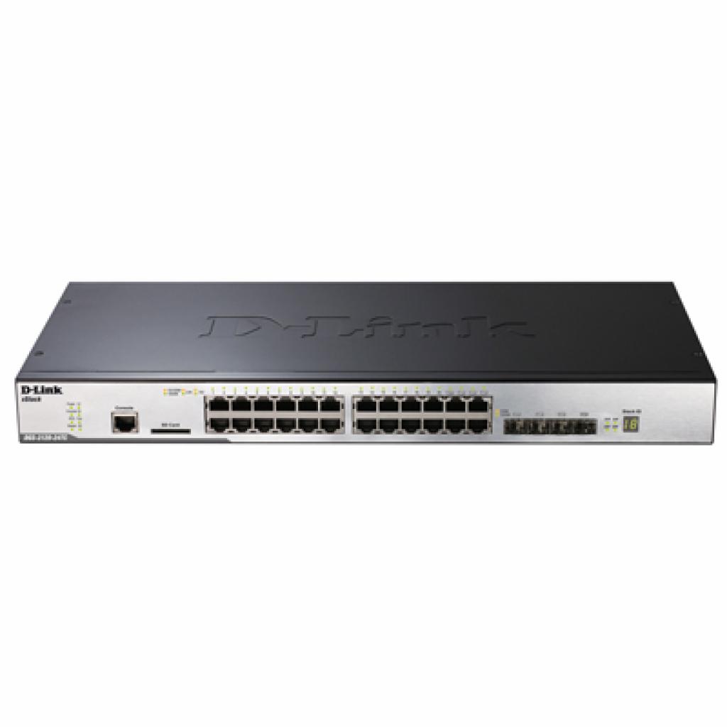 Комутатор мережевий D-Link DGS-3120-24TC/B1ARI - зображення 1