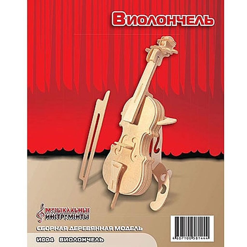Збірна модель Мир деревянных игрушек Віолончель (И004) - зображення 1