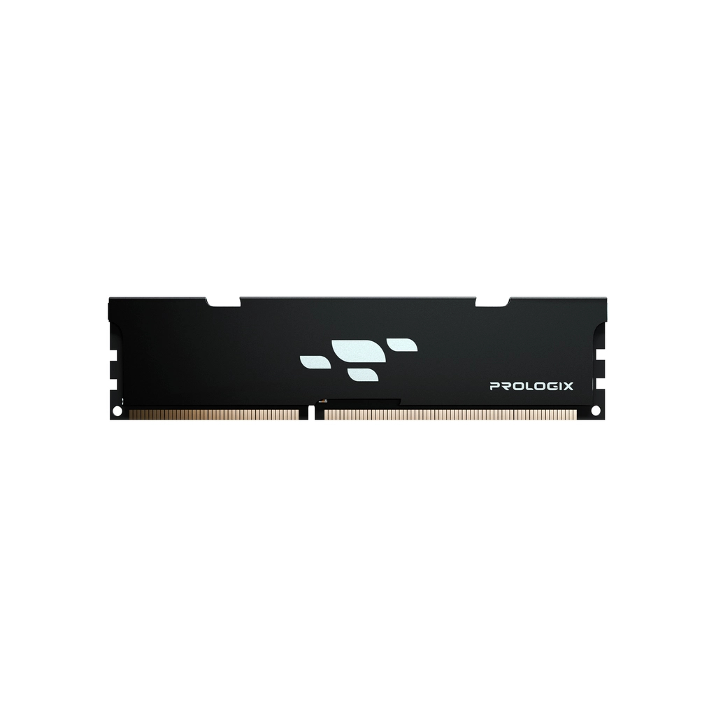 Модуль пам'яті для комп'ютера DDR4 16GB 3200 MHz Black Prologix (PRO16GB3200B4) - зображення 1