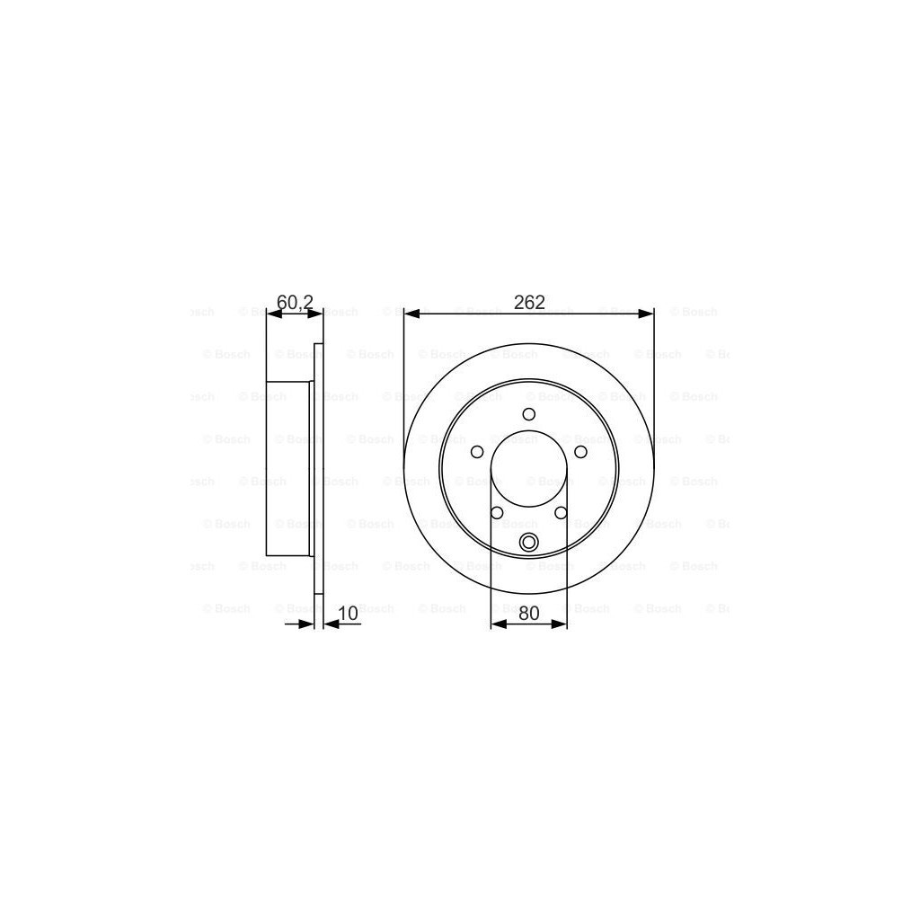 Гальмівний диск Bosch 0 986 479 A41 - зображення 5