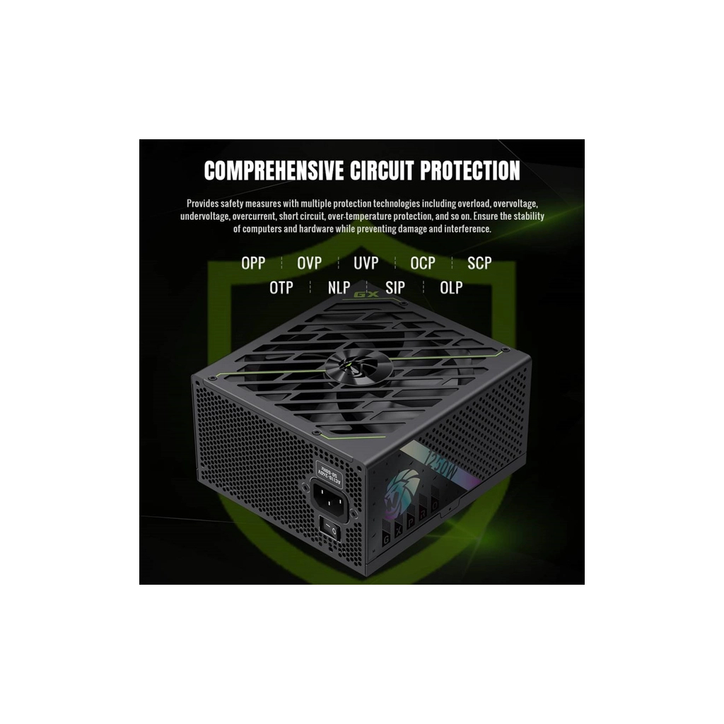 Блок живлення Gamemax 1250W (GX PRO 1250G) - зображення 7