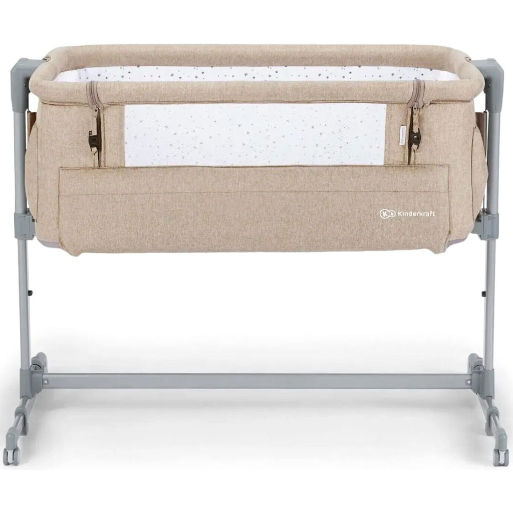 Ліжечко Kinderkraft Приставне ліжечко-люлька Neste Up 2 Beige (5902533924530) - изображение 3