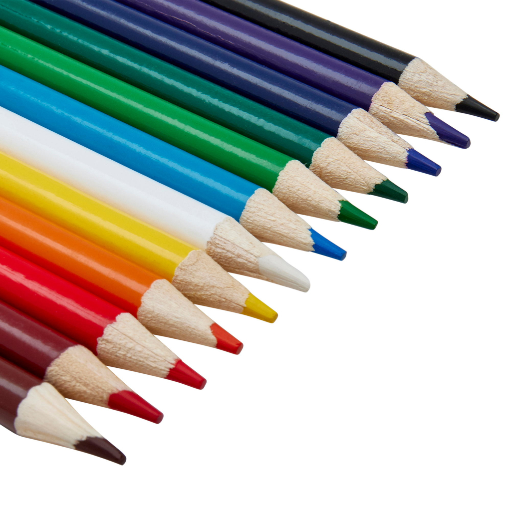 Олівці кольорові Cra-Z-Art з гумкою, 15 кольорів (10459CRA) - зображення 4